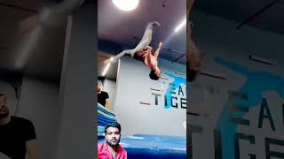 teamtigershroff tigershorff flip tigersharrof backflip parkour gymnast tigersroff stunt [upl. by Irtak]