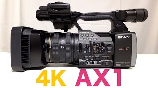 4Kカメラ！SONY FDRAX1 ハンディカム R¡i¡  Video Camera [upl. by Allin]