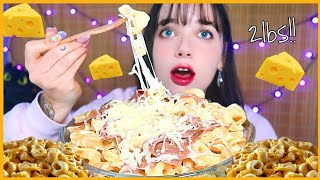 2lbs of cheesy prosciutto and fromaggi tortellini 🧀🍝 mukbang [upl. by Llegna256]