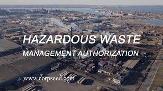 Hazardous Waste Management Authorization  Types  Examples  Corpseed [upl. by Baird246]