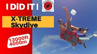 I Did it  Parachute sprong Texel  Extreme Skydive 13000ft [upl. by Etrem101]