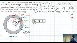 12–225 Kinematics of a Particle Chapter 12 Hibbeler Dynamics Benam Academy [upl. by Schonfield]