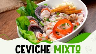 Como preparar Ceviche mixto  Receta casera  Deliciosa receta peruana [upl. by Llenoj]