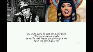 Agust D x Katy Perry  Dark horse x Daechwita lyrics [upl. by Erskine250]