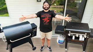 1000 Traeger vs 400 Blackstone Grill [upl. by Audrye]