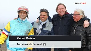 Vincent Martens entraîneur de Géricault Lundi 1er janvier à ParisVincennes [upl. by Gretna]