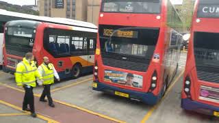 leaving the Buchanan Bus Station Glasgow Scotland UK [upl. by Shaner]