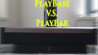 Sonos Playbase VS Playbar [upl. by Auqenahc]