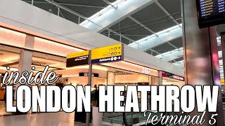 Inside London Heathrow Airport Terminal 5 [upl. by Afihtan995]