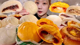 ASMR Chinese Steamed Buns sold at Japanese Convenience Stores 【Mukbang Eating Sounds】 [upl. by Baudin]