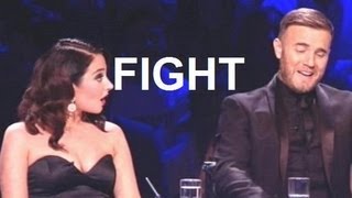 Gary Barlow amp Tulisas argument X FACTOR [upl. by Teodorico572]