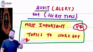 60 in Audit Guaranteed  Heres The SECRET Strategy  Important Chapters CA Inter Audit [upl. by Aluin495]