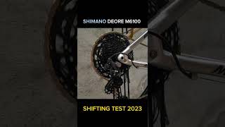 SHIMANO DEORE M6100 SHIFTING TEST 2023 [upl. by Assenahs]