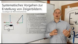 Systematisches Vorgehen zum Erstellen von Zeigerbildern am Beispiel einer RLReihenschaltung [upl. by Wildon913]