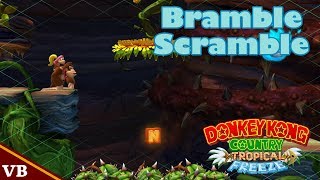 Donkey Kong Country Tropical Freeze  3B Bramble Scramble [upl. by Bellamy]