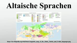 Altaische Sprachen [upl. by Franchot]