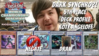 Yugioh Atlanta GA Regional 5th Place  Dark Synchro Draw Hand Loop amp Negates  Koty Angeloff [upl. by Nerval244]