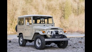 1974 TOYOTA FJ40 Land Cruiser Restoration Timelapse [upl. by Olyhs449]