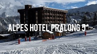 Alpes hotel Pralong 5 Courchevel 1850  hotel review [upl. by Atnauq]