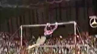 Olga Strazheva  1989 Worlds EF  Uneven Bars [upl. by Rock]