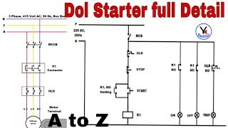 DOL Starter Control and Power Diagram by YK Electrical [upl. by Sedgewake572]