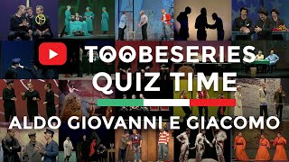 Quiz Aldo Giovanni e Giacomo  Episodio Speciale [upl. by Ahsiya224]