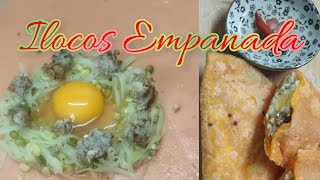 Ilocos Empanada  homemade empanada  empanada dough  the aunthentic way  paborito ng mga Ilocano [upl. by Nibor]