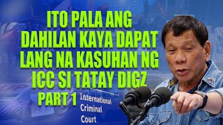 Mr Riyoh  Ito pala ang Dahilan kaya Dapat lang Kasuhan ng ICC si Tatay Digz [upl. by Noelopan474]