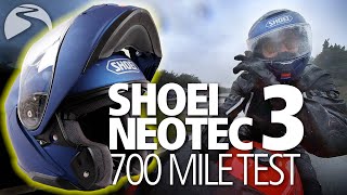 Shoei Neotec 3 review ALL WEATHER road test [upl. by Liahcim]