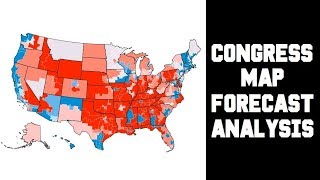 FiveThirtyEight Real Clear Politics The Cook Political Report  2018 House Race Ratings Map [upl. by Leumas]