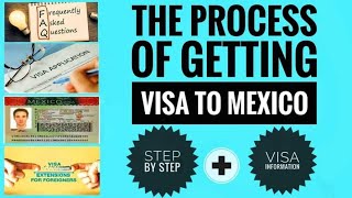 HOW TO APPLY FOR A MEXICAN TOURIST VISA  STEP BY STEP PLUS MORE VISA INFORMATION  Vlog 18 [upl. by Akere43]