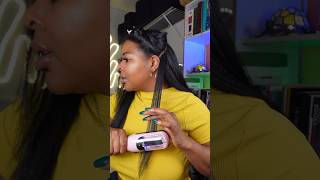 How to use a Split End Trimmer or Black Natural Straight Hair splitendtrimmer naturalhair hair [upl. by Rap196]