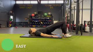 Eccentric hamstring exercise progressions [upl. by Killigrew]