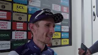 Derek Gee  Interview at the finish  Stage 8  Critérium du Dauphiné 2024 [upl. by Hsiwhem290]