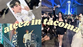 concert vlog ateez in tacoma 2024 [upl. by Lledraw]