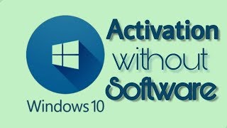 Windows 10 Activation Without Software  Tutorial 2020 [upl. by Adiene]