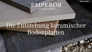 Die Produktion von Terrassenplatten  EMPEROR Outdoor Ceramics Keramikplatten für Terrassen [upl. by Ttereve]