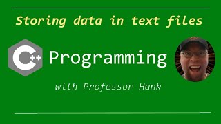 C Tutorial How to Write to Text Files  Store data in files using ofstream  cout but not [upl. by Rusel164]