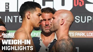 WeighIn Highlights  Diego Pacheco vs Maciej Sulecki [upl. by Bernardi]