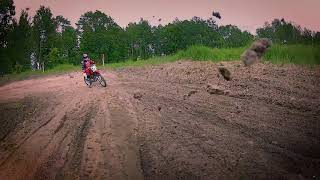 KNOBBY RIDGE DIRT BIKE TRAIL  WISCONSIN 2019 [upl. by Maxa397]