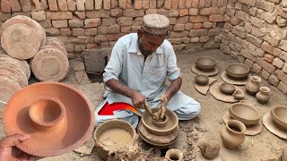 How to Make a Bird Feeder with Clay  Feeding Clay Pot for Birds Making Process  Handmade Skill [upl. by Melborn]