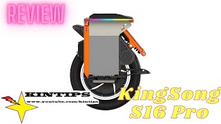 Review KingSong King Song S16Pro S16 Pro EUC Electric Unicycle The Acceleration is Incredible [upl. by Aiotal]