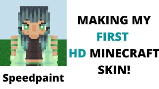 MY FIRST HD SKIN  My Persona  HD Minecraft Skin Speedpaint [upl. by Afinom]