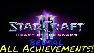 Starcraft 2 Planetfall  Brutal Guide  All Achievements [upl. by Amilas]