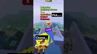 Choose game part 2 games gaming mrbeast funny spongebob vlog [upl. by Sianna159]