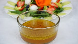 Receta fácil y rápida VINAGRETA DE NARANJA casera muy rica para sus ensaladas [upl. by Anomis]