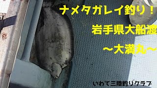 ナメタガレイ釣り！ 岩手県大船渡 [upl. by Paquito]