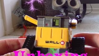 Disney WallE toy robot unboxing and play  JackJackPlays [upl. by Ellwood139]