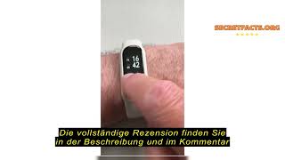 Produktbewertung TOOBUR Fitness Tracker mit schrittzähler Fitnessuhr mit Wasserdicht Pulsuhr mit He [upl. by Dolorita]