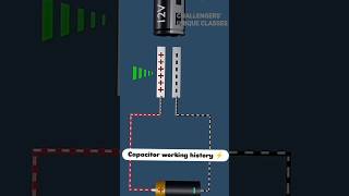 Capacitor capacitor trending facts viralvideo CHALLENGERS’ UNIQUE CLASSES science physics [upl. by Batty]